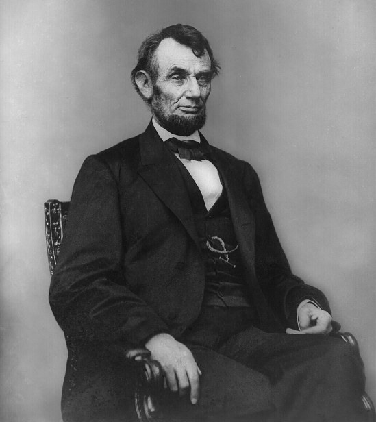 Abraham_Lincoln_seated,_Feb_9,_1864 (via Wikipedia)
